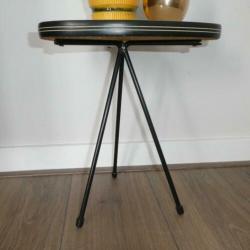 Vintage Retro plantentafeltje bijzettafel tafeltje Formica