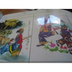 chinese folk master's paper cut - Mr Liu Shibiao Unesco
