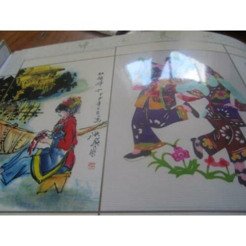 chinese folk master's paper cut - Mr Liu Shibiao Unesco