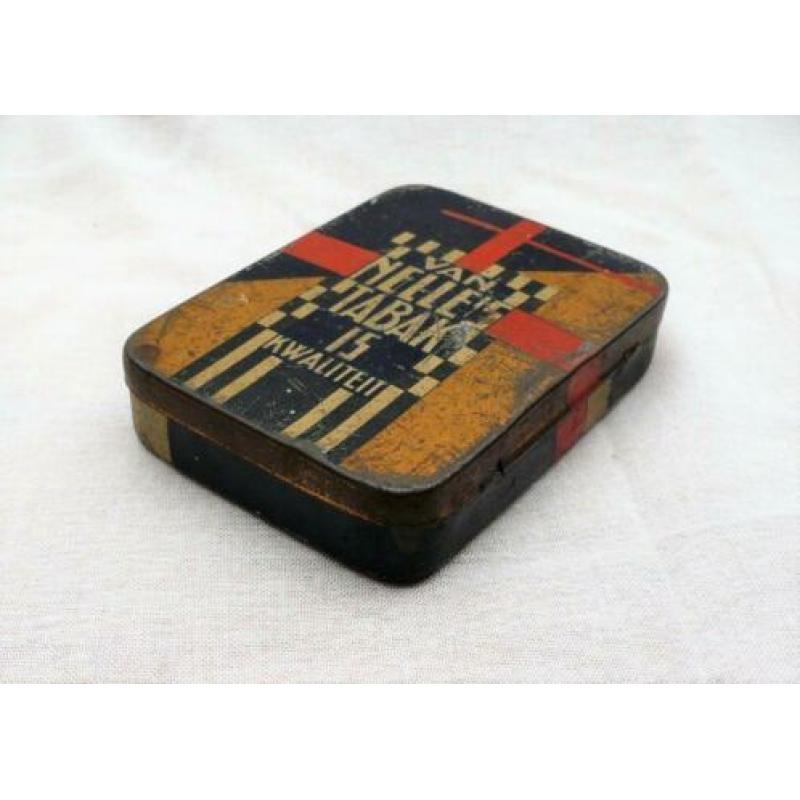 blik (leeg) van Nelle's tabak 1925 Rotterdam Joure.