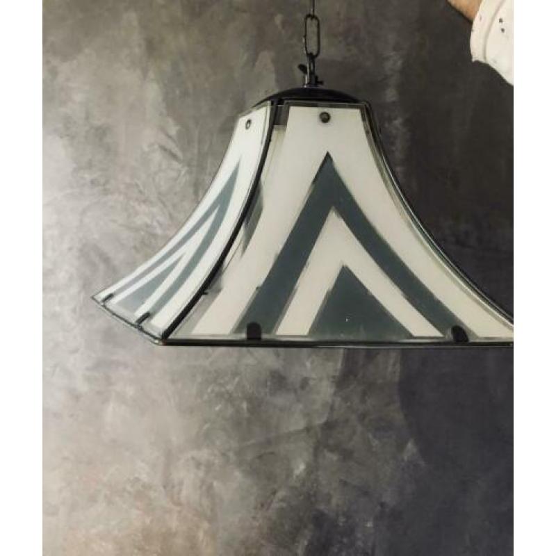 Origineel retro Tiffany hanglamp