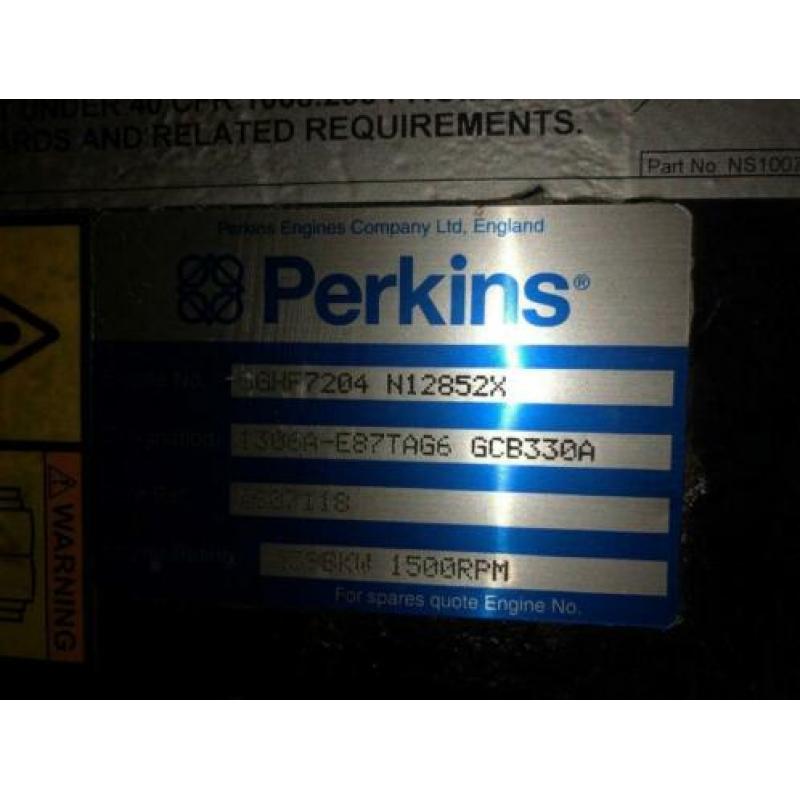 Perkins 1300 Serie Leroy Somer 275 kVA Supersilent New !