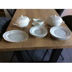 Diner servies. Kaiser. 4 pers. Ongeveer 50 jaar