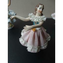 Danseresjes, antiek Saksisch porselein Dresden