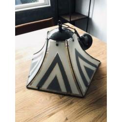 Origineel retro Tiffany hanglamp
