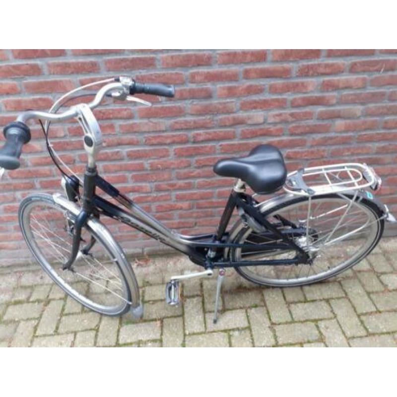 damesfiets gazelle orange 7 versnelling nexus roller brak ..