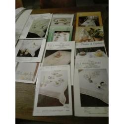 boeken kruissteek permin nap loper kerst broche