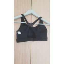 Nike, sport BH, zwart, maat XS, Dri-Fit