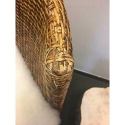 Rieten rotan fauteuils