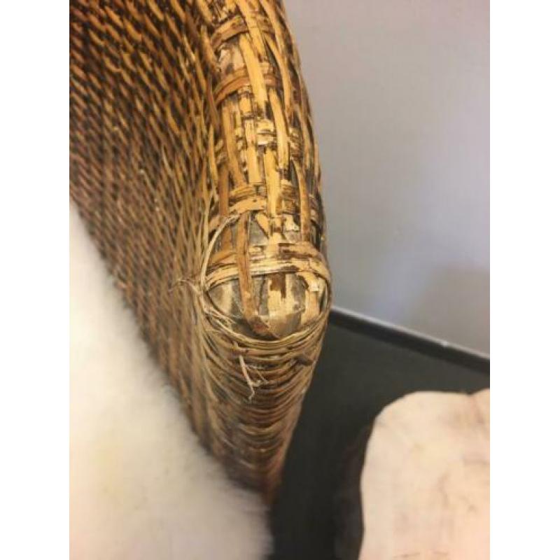 Rieten rotan fauteuils