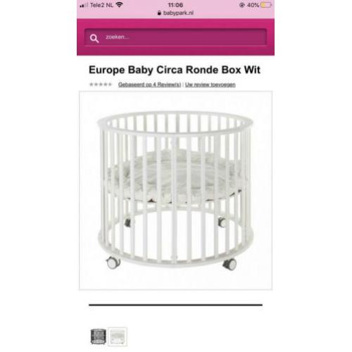 Ronde box wit