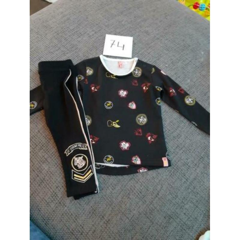 Baby meisjes kleding maat 74 pakket