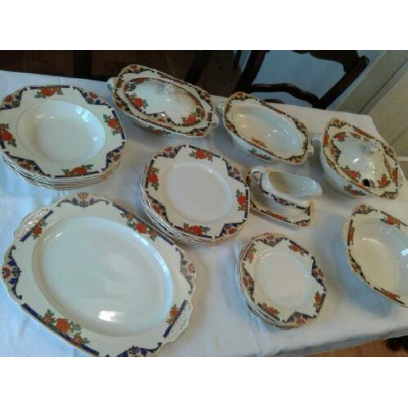 Engels eetservies WH Grindley & Co ltd Ivory The Curzon