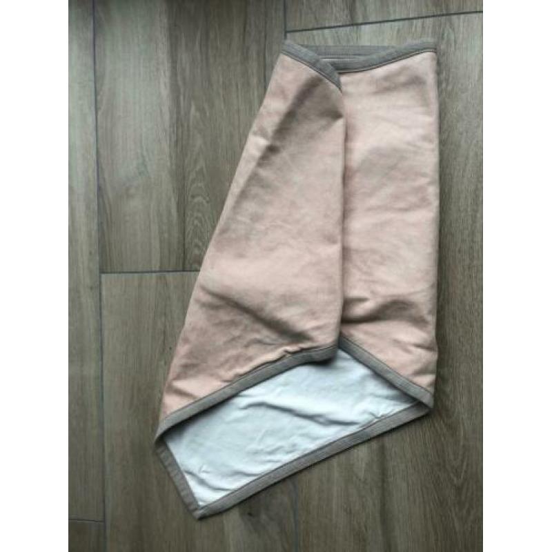 Stolt! Sjaal nieuw roze glitter met wit