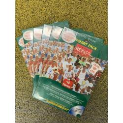 6x Hanes T-shirt wit XL met eigen (foto)print en CDrom