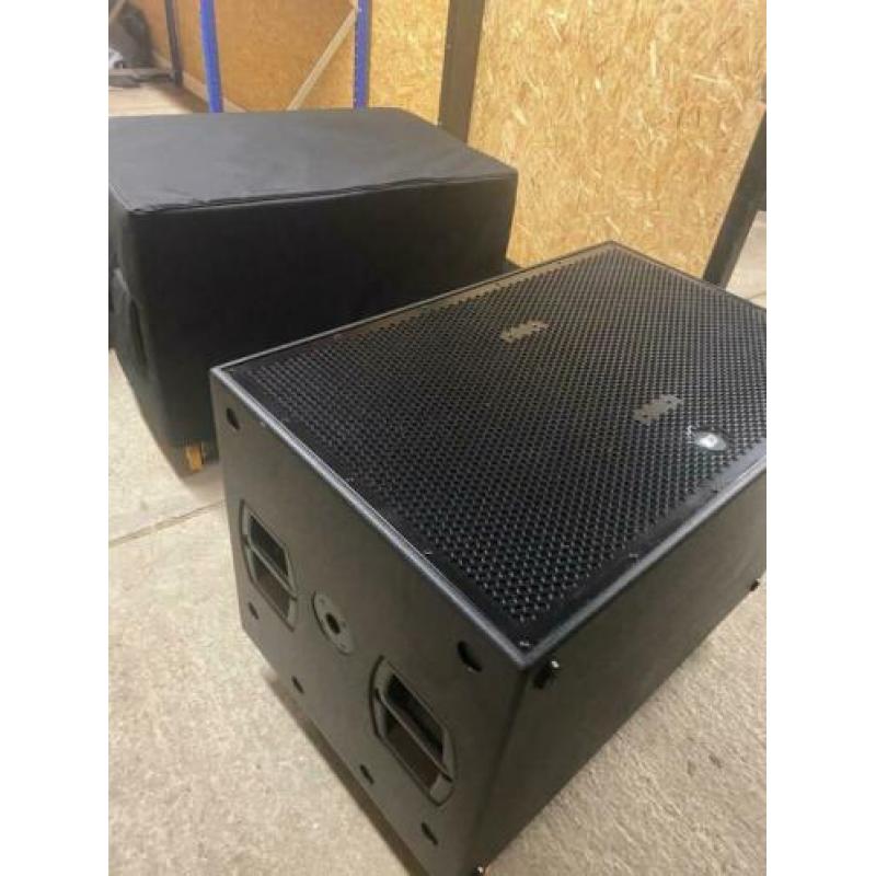 6 stuks 8006 as rcf subs met wiel platen en hoezen!