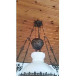 Schipperslamp in originele staat. Met lont. Niet omgebouwd