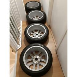 VW scirocco donington wielen 5x112 17 inch