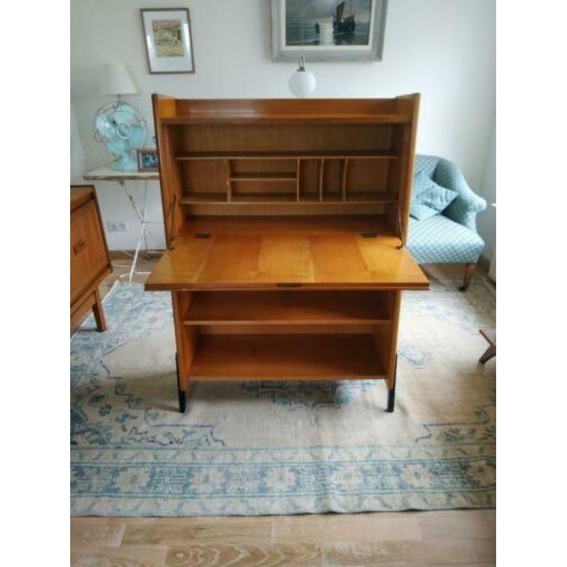 Deens Vintage Retro Scandinavische Design Secretaire, Roomdi