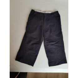 Zwart witte 7/8 broek Jottum maat 128/134