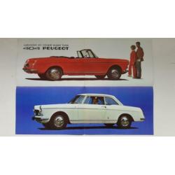 Peugeot 404 (1967) cabriolet en coupé super luxe