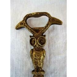 Vienna Wiener Bronze kurkentrekker / opener met uil - Franz