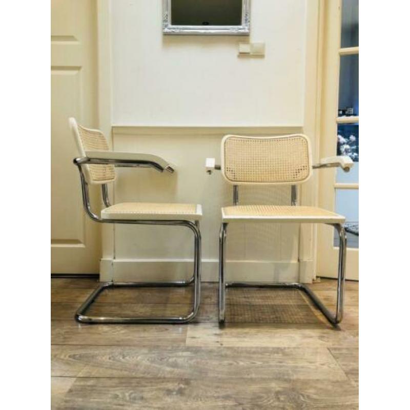 2 vintage retro thonet Bauhaus stoelen Marcel broer design
