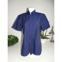 Heren Overhemd Maat M Donkerblauw