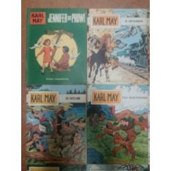 Stripboeken Karl May 11×.