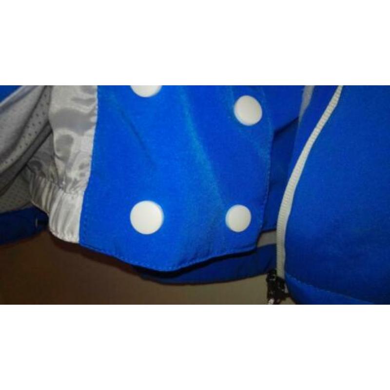 Blauwe softshell ski-jas mt 42 dames Ademend Windstopper