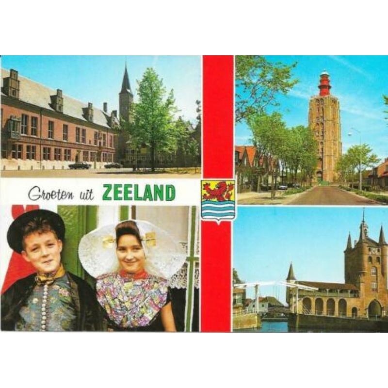 4 x Zeeland, oa Vuurtoren Westkapelle