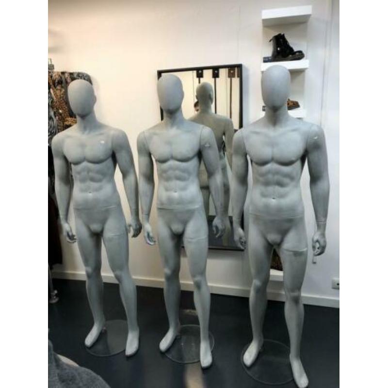 3 dames betonlook paspoppen 100€ ps (nieuwwaarde 350€ ps)