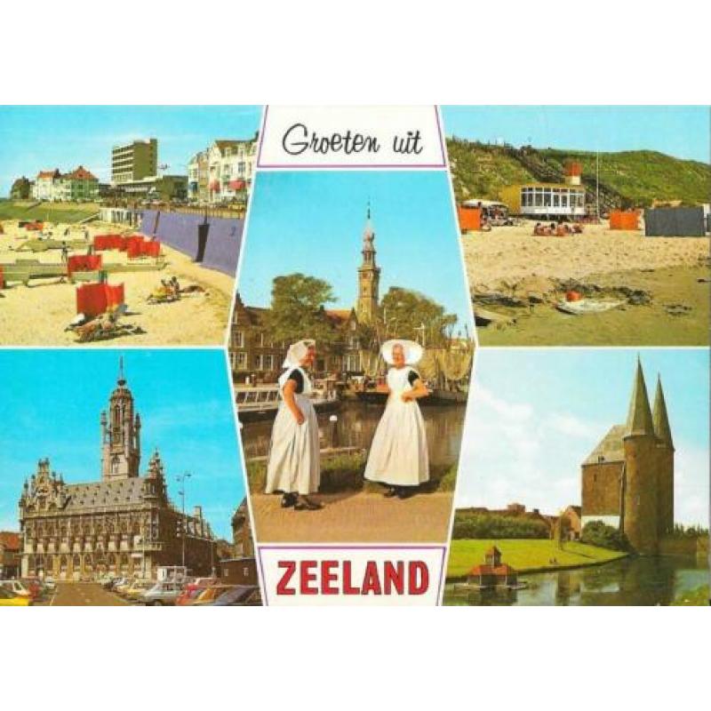 4 x Zeeland, oa Vuurtoren Westkapelle