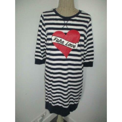 Leuke streep jurk van NIKKIE Maat 42 / XL
