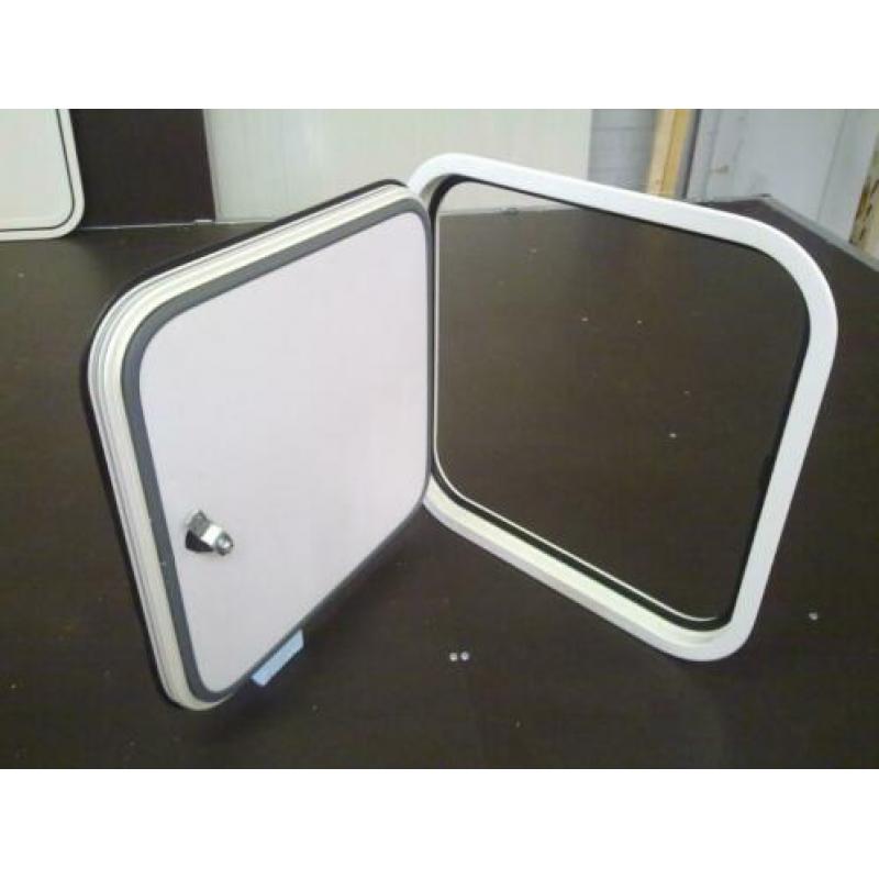 Voorraad 800 x 1000mm aluminium camper serviceluik profiel