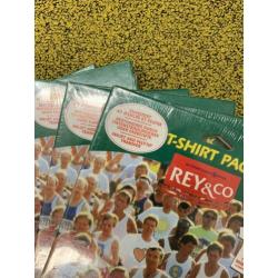6x Hanes T-shirt wit XL met eigen (foto)print en CDrom