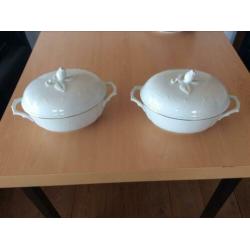 Diner servies. Kaiser. 4 pers. Ongeveer 50 jaar
