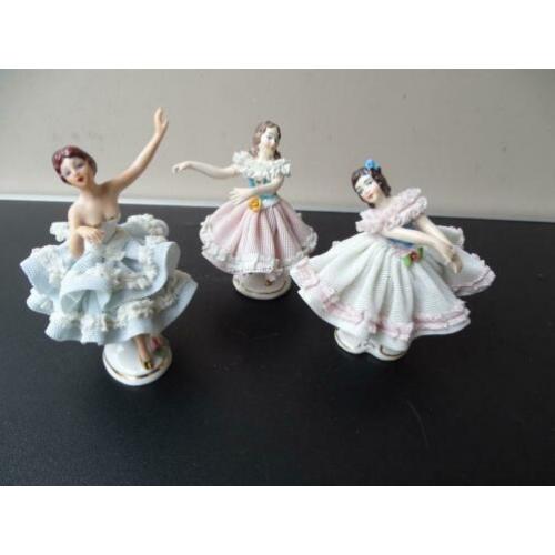 Danseresjes, antiek Saksisch porselein Dresden