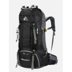 Backpack 60 liter - Rugzak - Lichtgewicht Blauw en Zwart