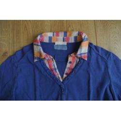 charles voegel shirtje met kraag 38 licht blauw geruit
