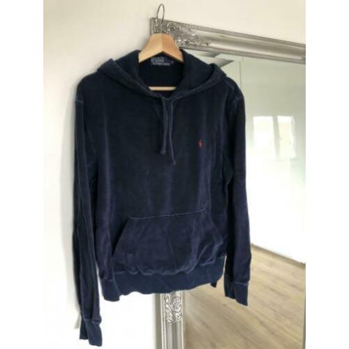 Ralph Lauren hoodie M velours origineel