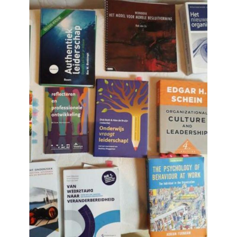 Management studieboeken, passende bij Masterstudie MCC