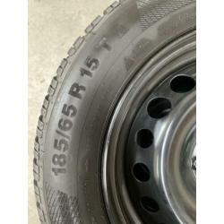 Set winterbanden/stalen velgen voor Renault Clio/Captur