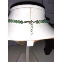 Vintage ketting groen, hals ketting