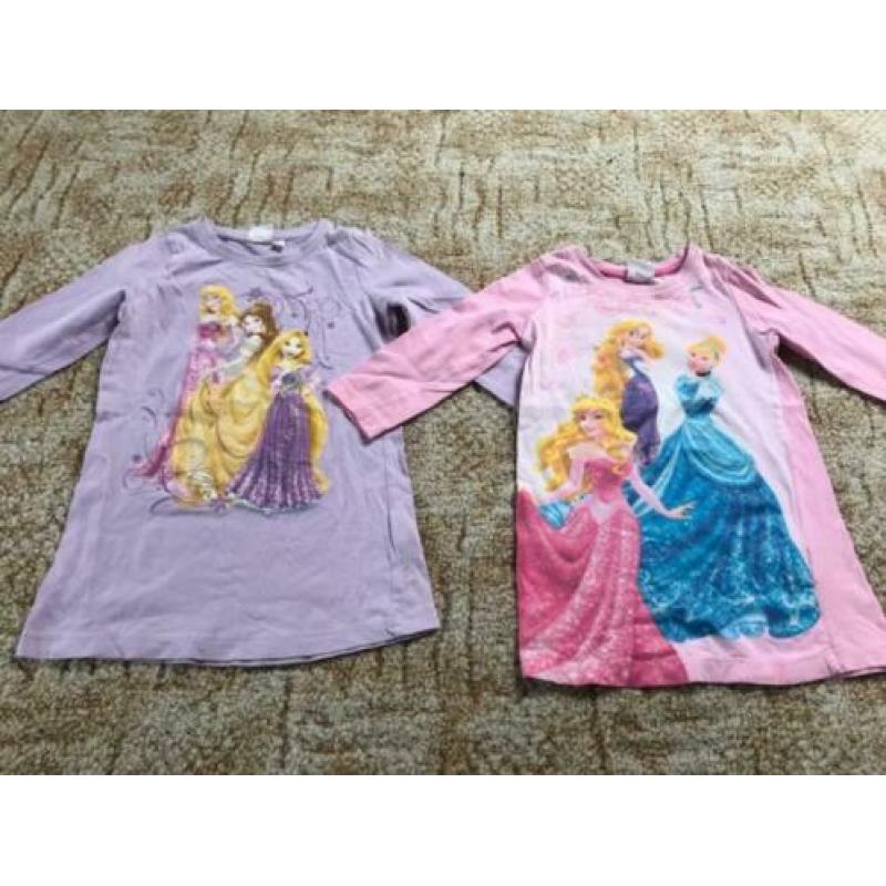 2 jurken princess 3 jaar maat 104