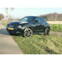 Nissan Juke tekna 1.6 86KW Eco-pure Drive 2012 Zwart