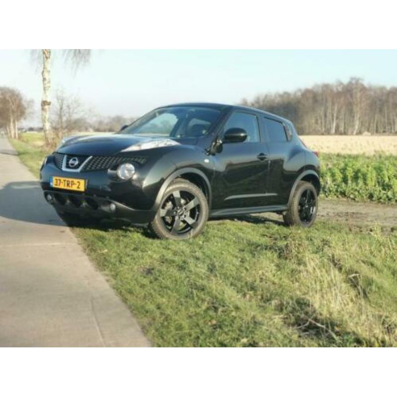 Nissan Juke tekna 1.6 86KW Eco-pure Drive 2012 Zwart