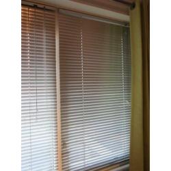 Horizontale jaloezieën aluminium zilverkleur 80x130 4 stuks