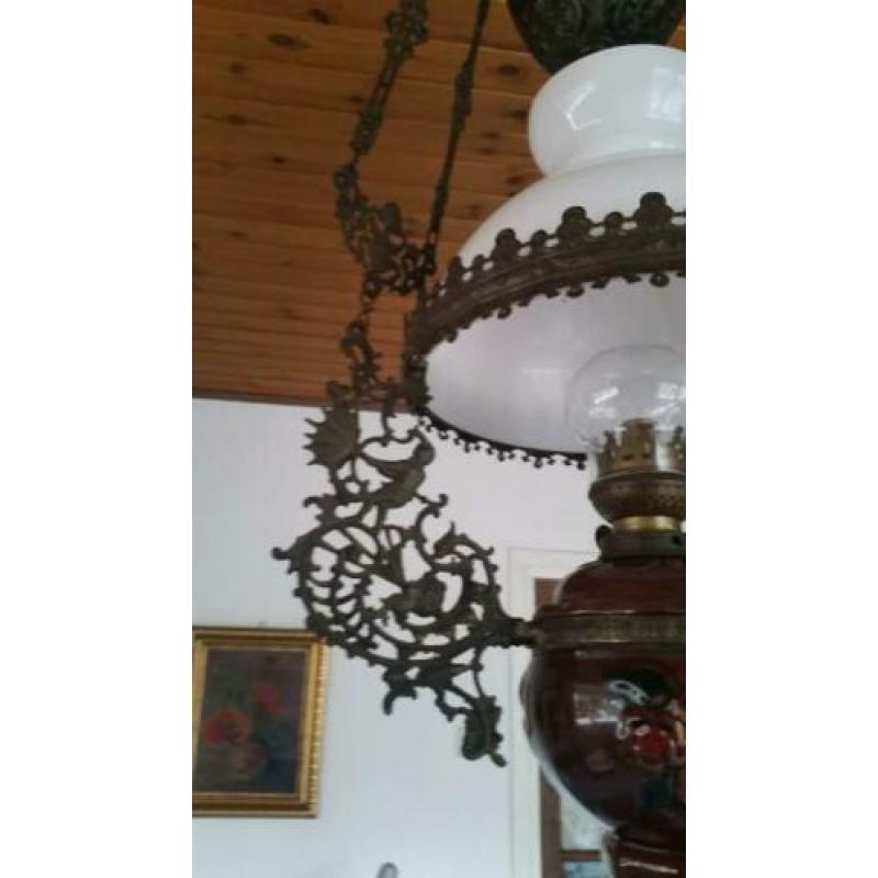 Schipperslamp in originele staat. Met lont. Niet omgebouwd