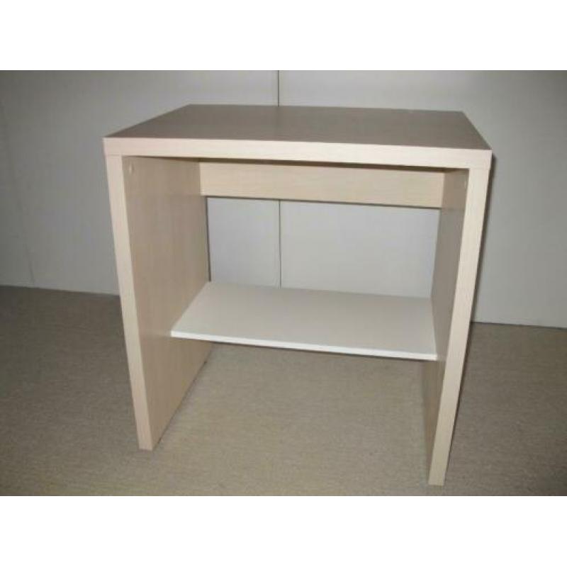Compact bureau tafeltje op wieltjes